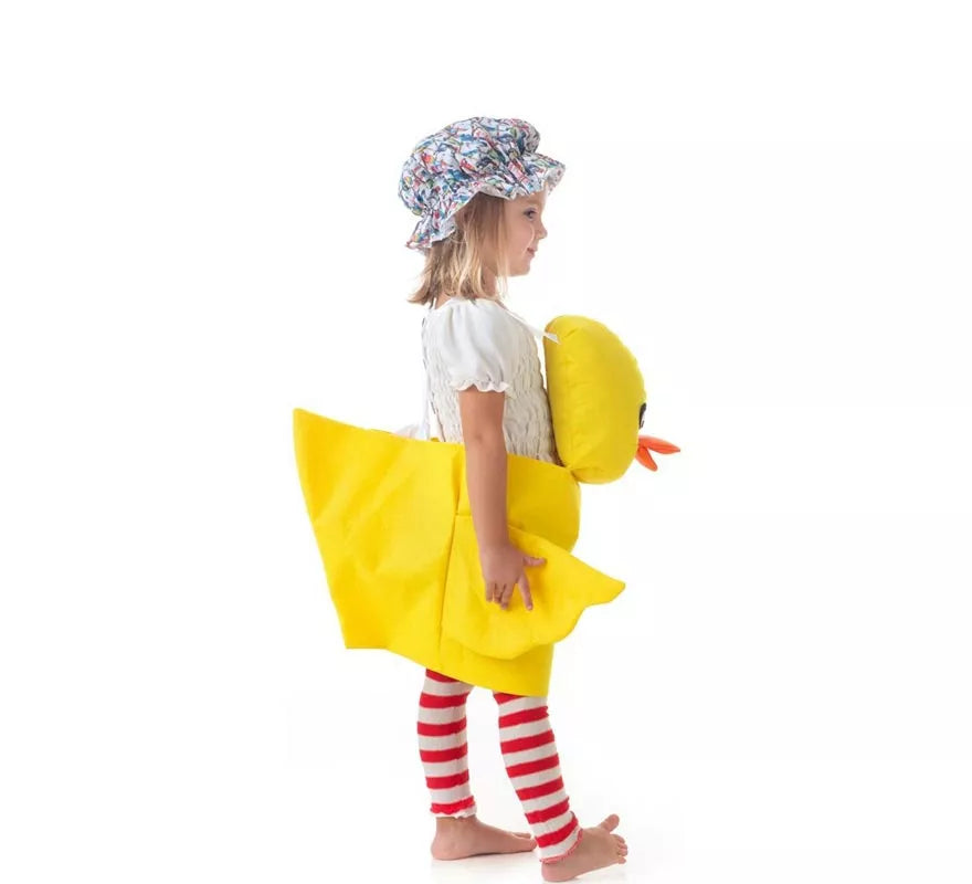Translation missing: pt-PT.Disfraz de Patito amarillo con tirantes para niños