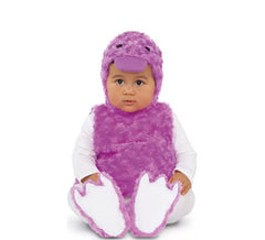 Fato de patinho lilás para bebé