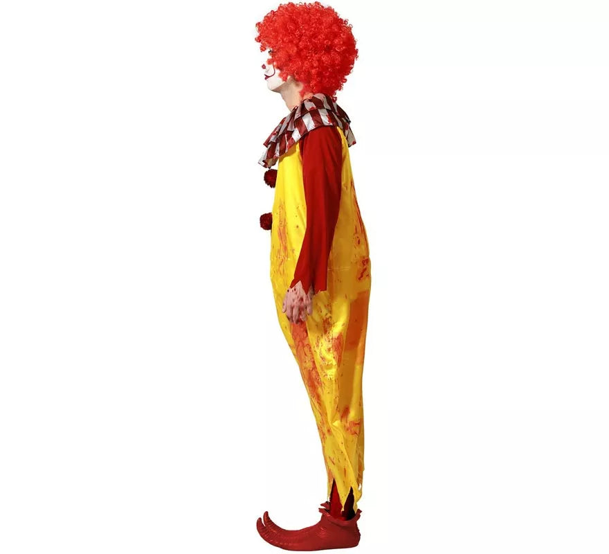 Translation missing: pt-PT.Disfraz de Payasa de Hamburguesa Sangrienta para hombre