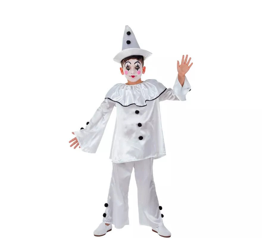 Translation missing: pt-PT.Disfraz de Payasito Pierrot para niño