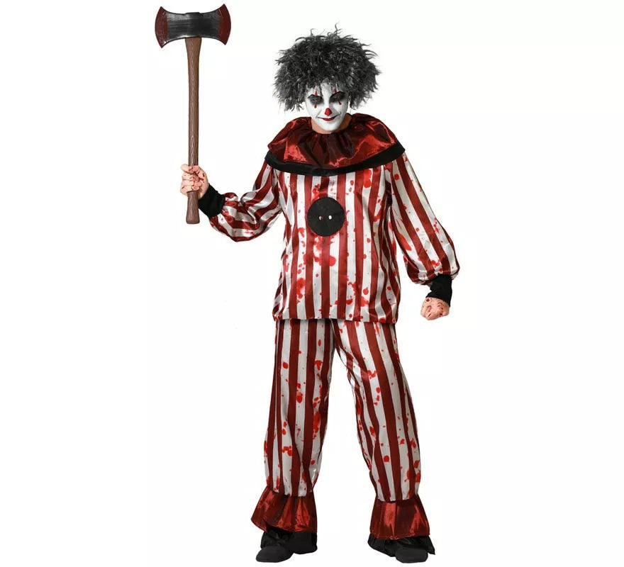 Translation missing: pt-PT.Disfraz de Payaso a Rayas para hombre