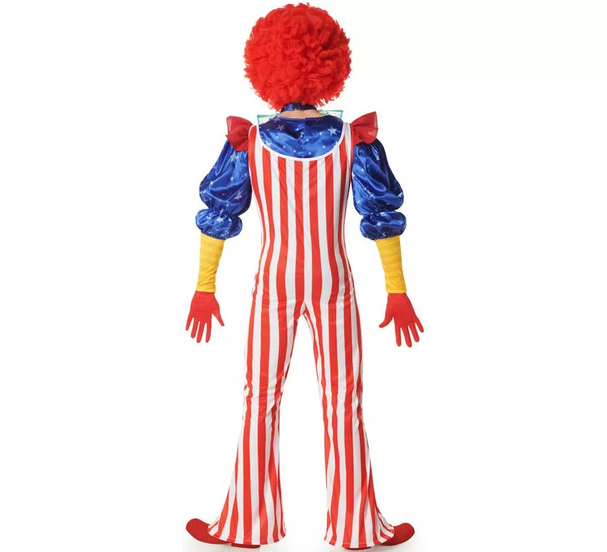 Translation missing: pt-PT.Disfraz de Payaso a rayas para hombre