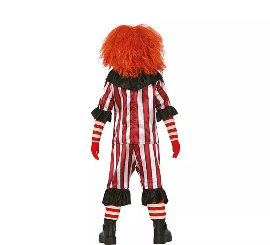 Disfraz de Payaso a Rayas para niños