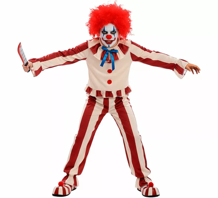Translation missing: pt-PT.Disfraz de Payaso Asesino del Maizal para niño