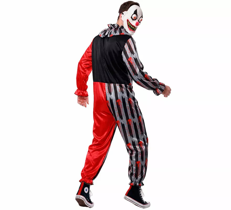 Translation missing: pt-PT.Disfraz de Payaso Asesino Loco con Máscara para hombre