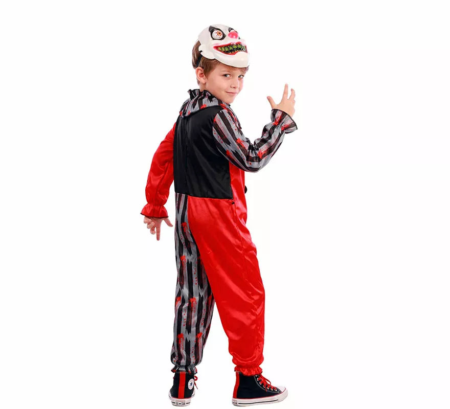 Translation missing: pt-PT.Disfraz de Payaso Asesino Loco con Máscara para niño