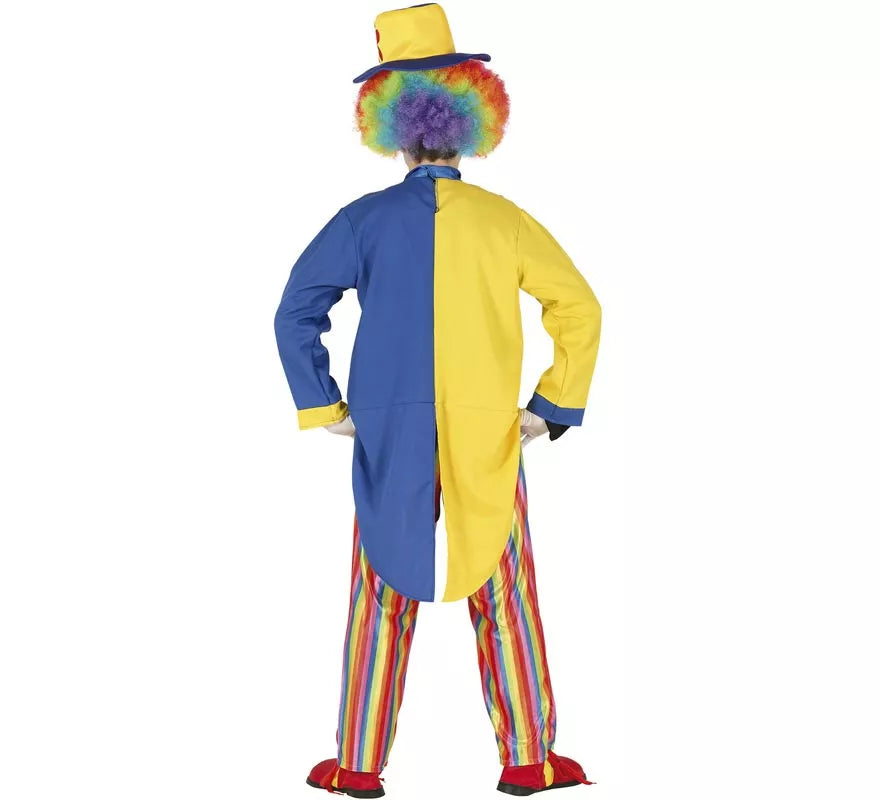 Translation missing: pt-PT.Disfraz de Payaso Azul y Amarillo para hombre