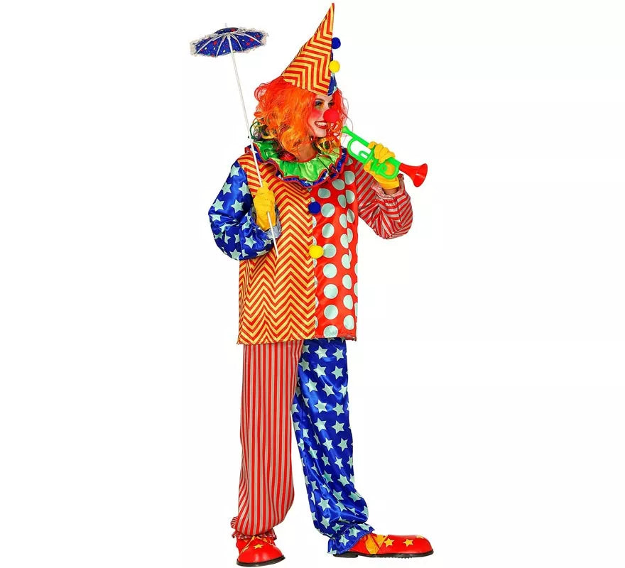 Translation missing: pt-PT.Disfraz de Payaso Colorines para hombre