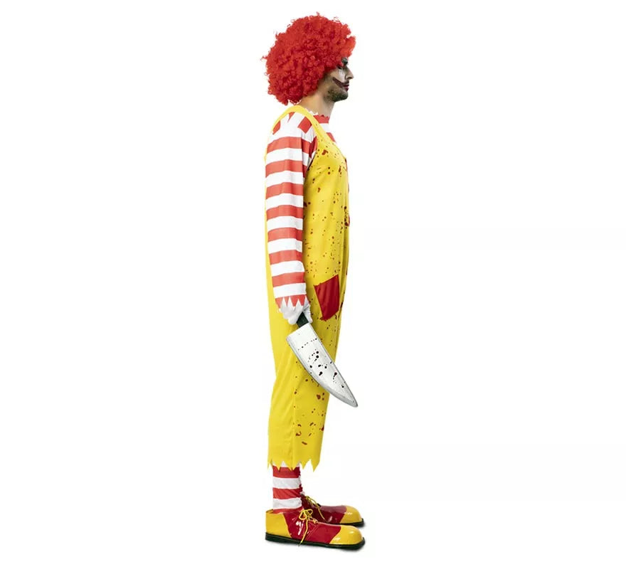 Translation missing: pt-PT.Disfraz de Payaso de Hamburguesa Asesino para hombre
