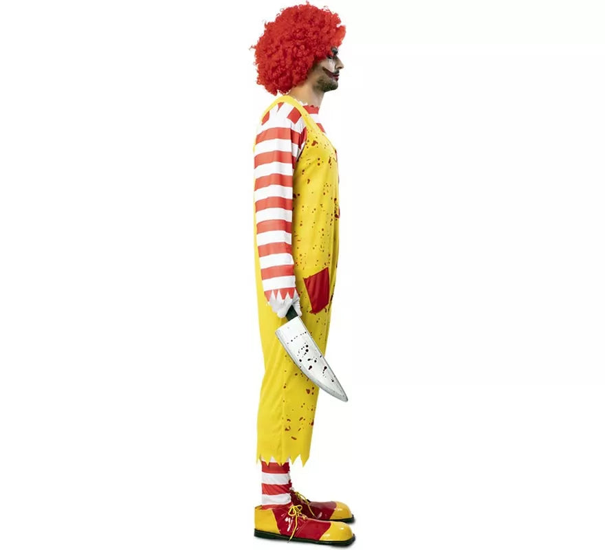 Translation missing: pt-PT.Disfraz de Payaso de Hamburguesa Asesino para hombre