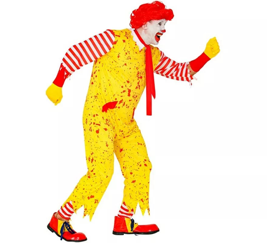 Translation missing: pt-PT.Disfraz de Payaso de Hamburguesa Asesino para hombre