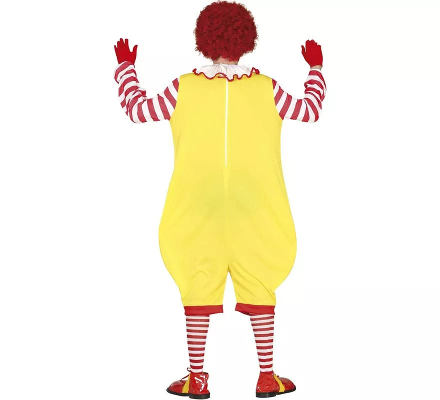 Translation missing: pt-PT.Disfraz de Payaso de la Hamburguesa Vil para hombre