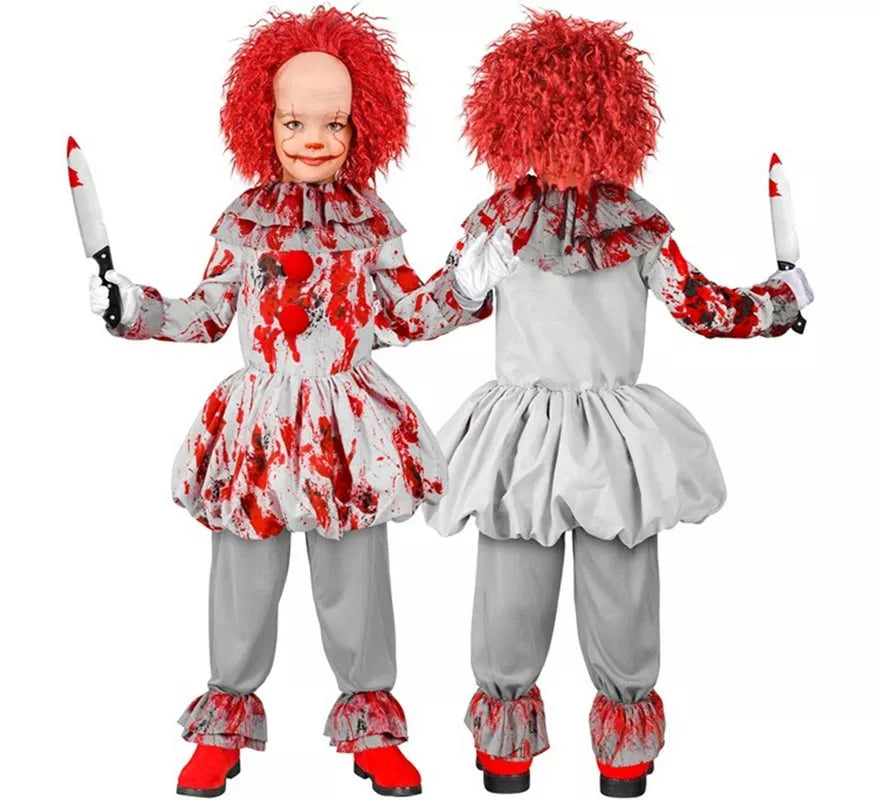 Translation missing: pt-PT.Disfraz de Payaso de Terror Vintage para niños