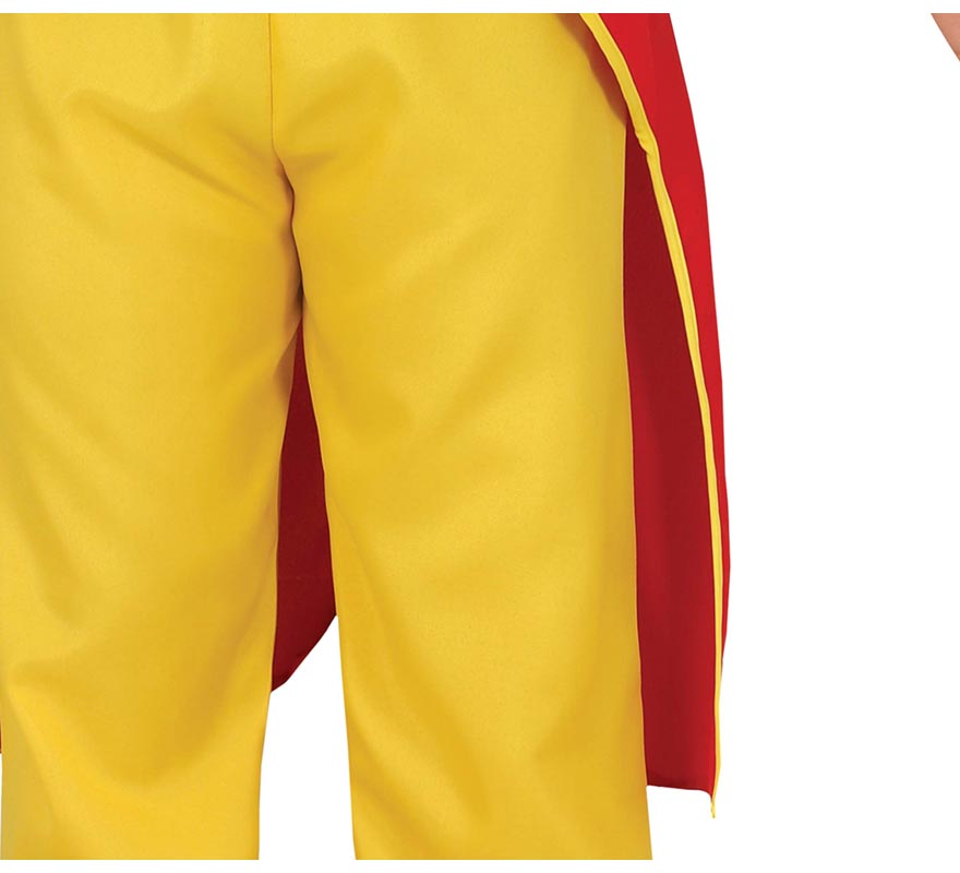 Translation missing: pt-PT.Disfraz de Payaso de Traje Rojo y Amarillo para hombre