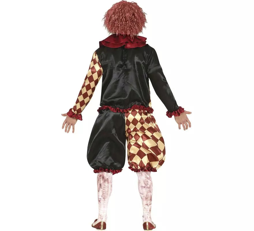 Translation missing: pt-PT.Disfraz de Payaso del Horror a Cuadros para hombre