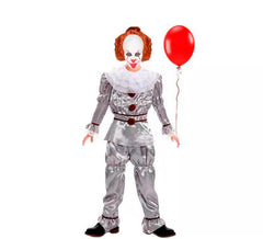 Fato de palhaço do terror para menino
