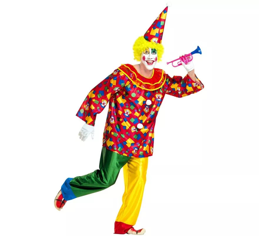 Translation missing: pt-PT.Disfraz de Payaso Divertido para adulto