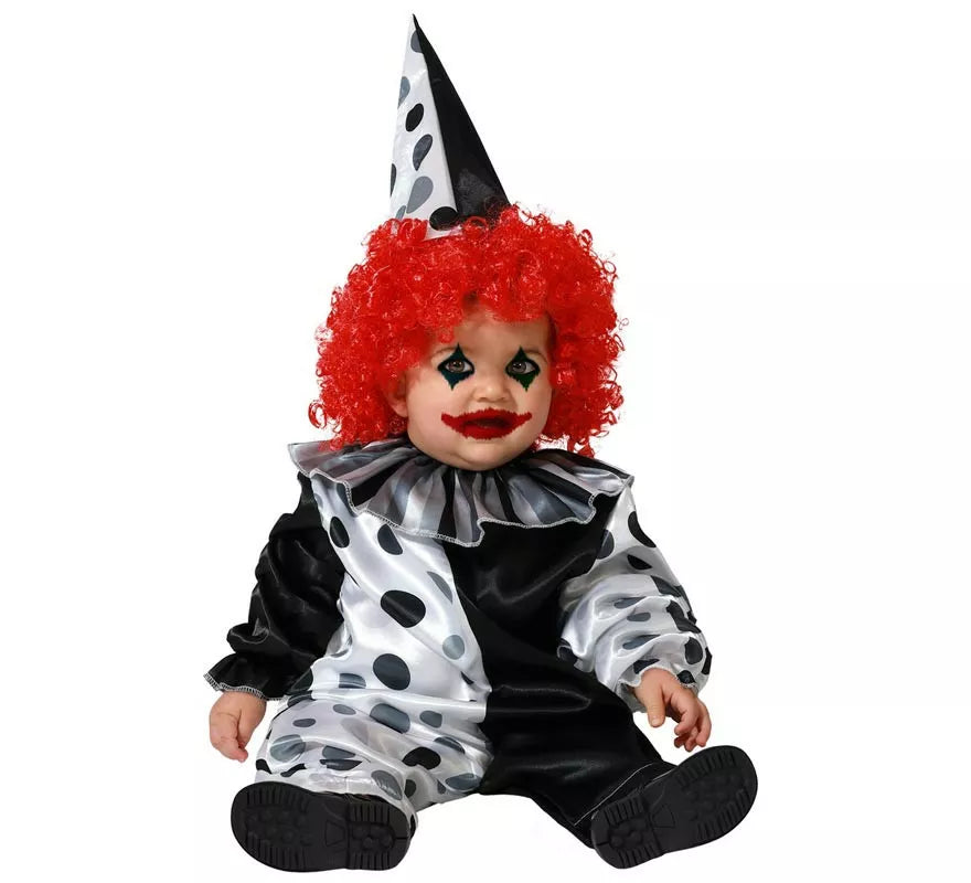 Translation missing: pt-PT.Disfraz de Payaso Gris para niños y bebé