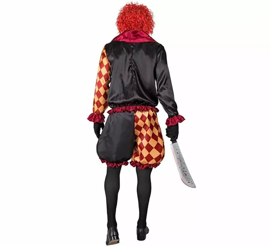 Translation missing: pt-PT.Disfraz de Payaso Macabro a Cuadros para hombre