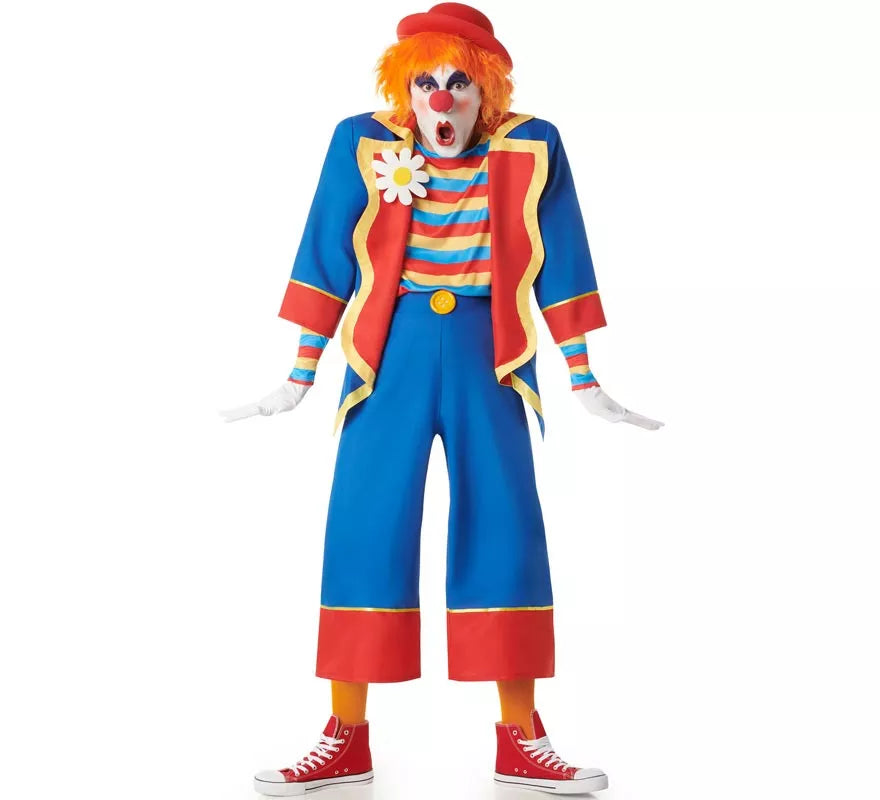 Translation missing: pt-PT.Disfraz de Payaso Multicolor para hombre