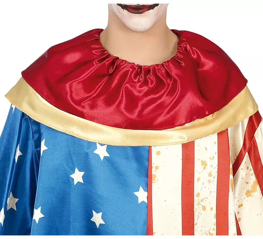 Disfraz de Payaso Patriota Malvado para adolescente