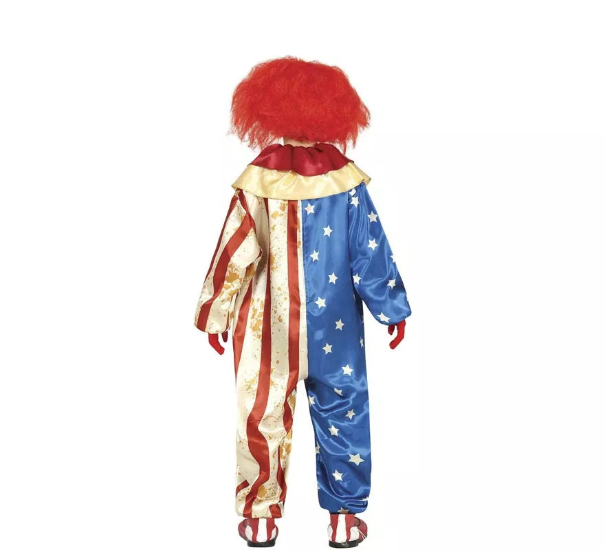 Translation missing: pt-PT.Disfraz de Payaso Patriota Malvado para niños