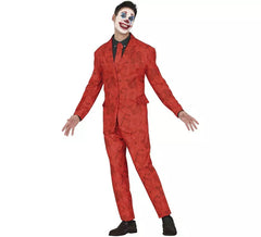 Fato elegante de palhaço risonho para homem