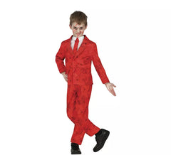 Fato elegante de palhaço risonho para meninos
