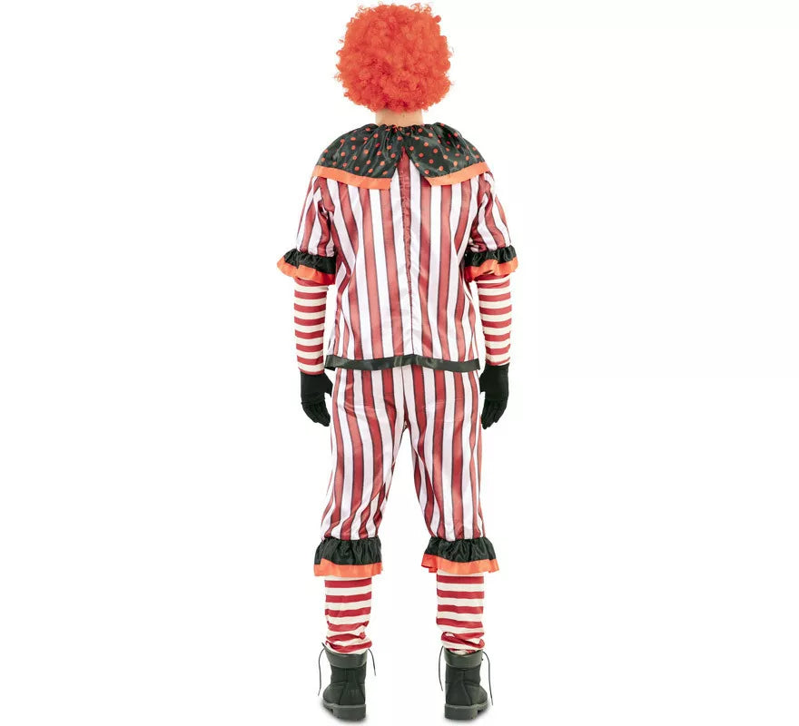 Translation missing: pt-PT.Disfraz de Payaso Sangriento Rojo para hombre