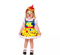 Fato de palhaço Topitos para menina