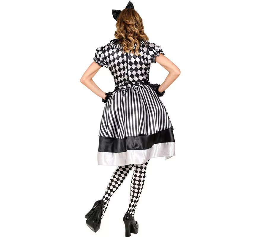 Translation missing: pt-PT.Disfraz de Payaso Vintage a Cuadros para mujer