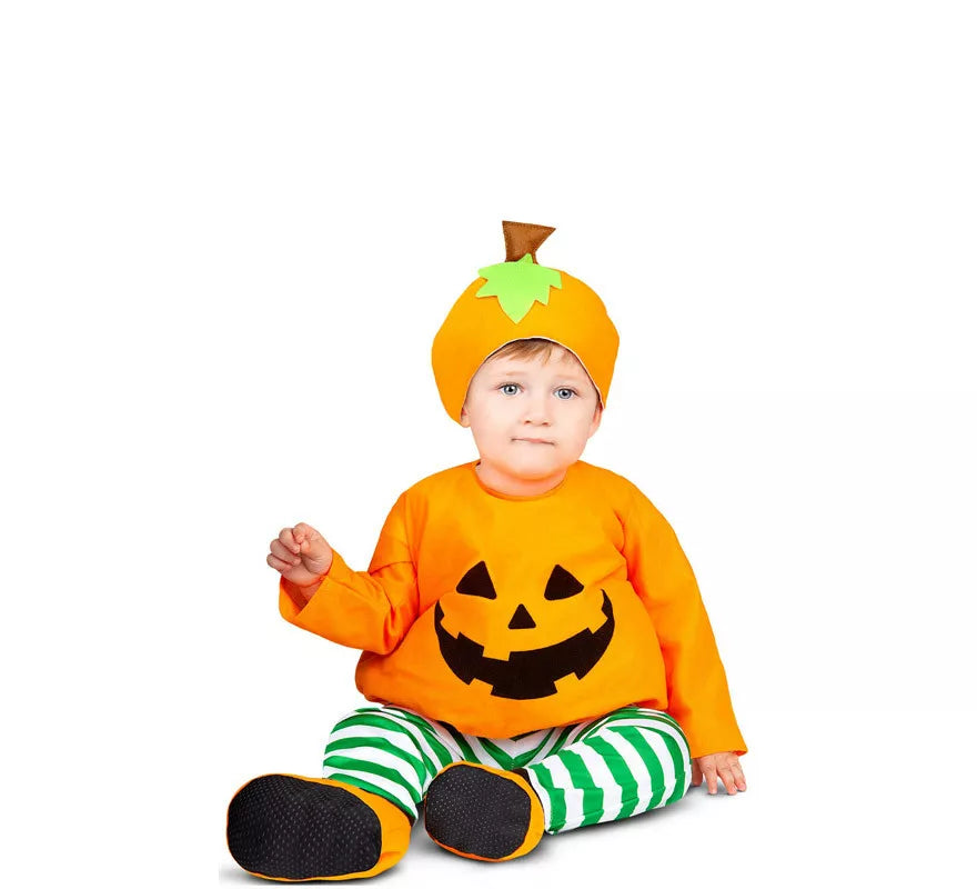 Translation missing: pt-PT.Disfraz de Pequeña Calabaza con gorro para bebé y niños