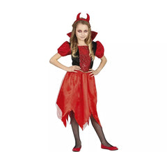 Fato de Diabo para menina com vestido