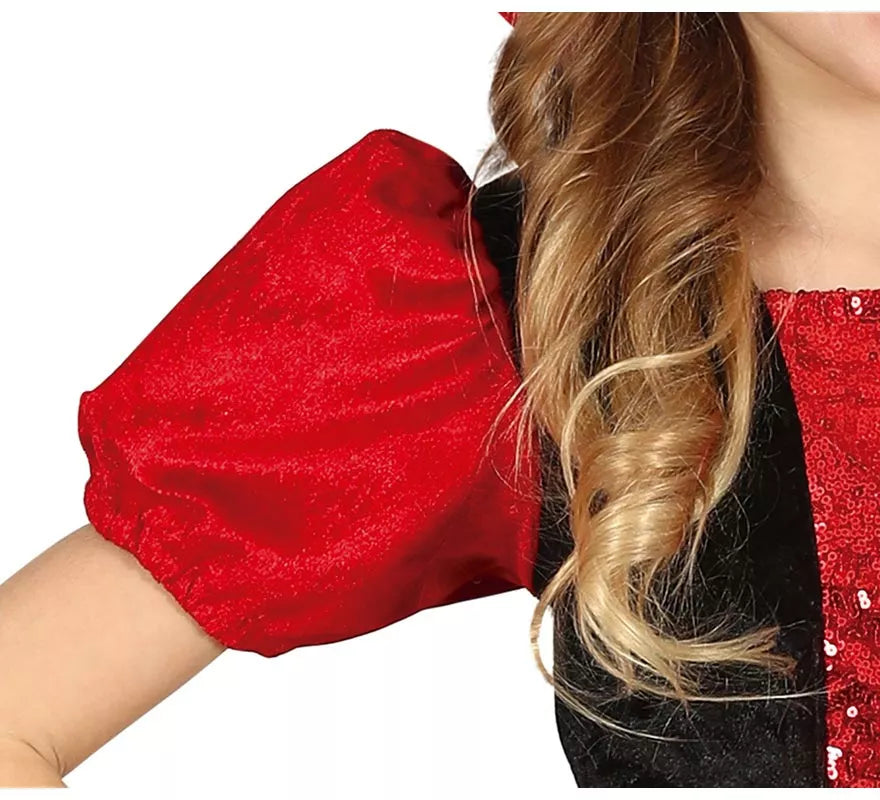 Translation missing: pt-PT.Disfraz de Pequeña Diablilla con vestido para niña
