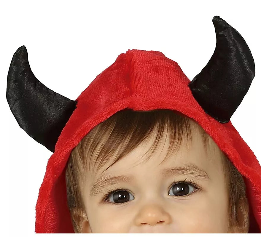 Disfraz de Pequeño Diablillo Rojo con cola para bebé