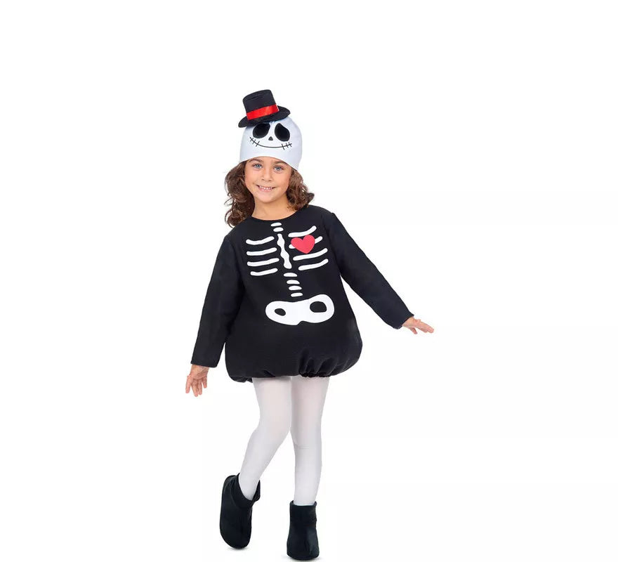 Translation missing: pt-PT.Disfraz de Pequeño Esqueleto con corazón para bebé y niños