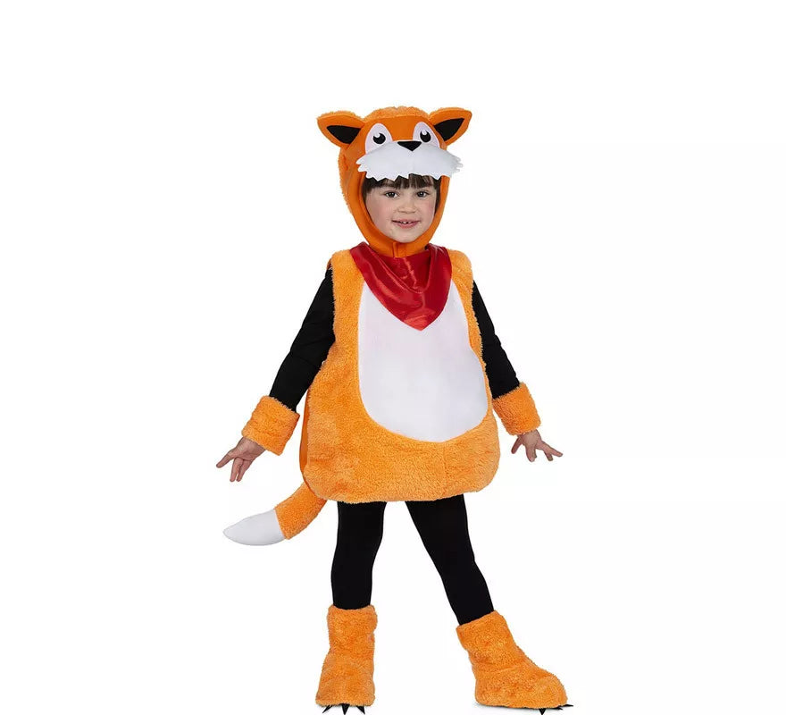 Translation missing: pt-PT.Disfraz de Pequeño Zorro con cola para niños