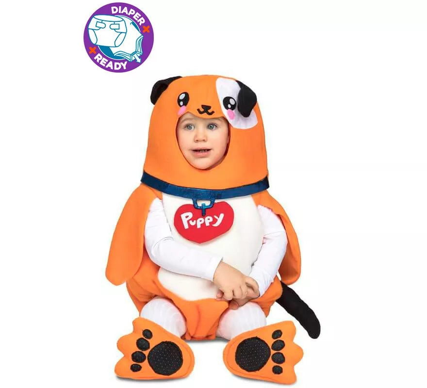 Translation missing: pt-PT.Disfraz de Perrito naranja para bebé