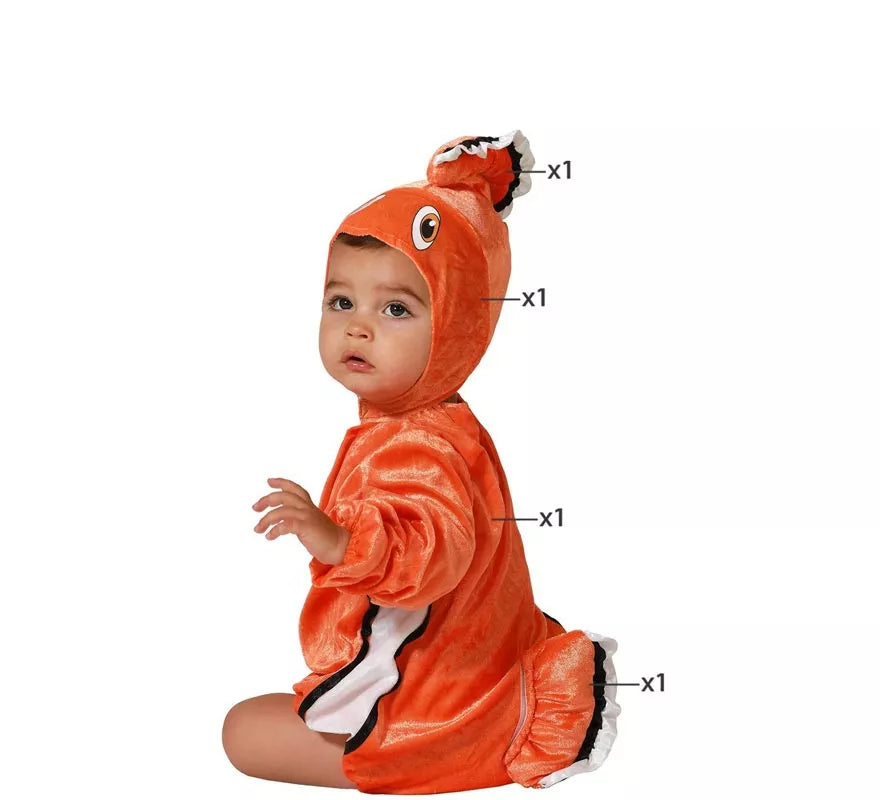 Translation missing: pt-PT.Disfraz de Pez naranja para bebé