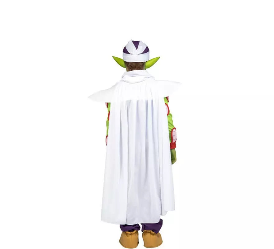 Translation missing: pt-PT.Disfraz de Piccolo de Dragon Ball con orejas y maquillaje para niño
