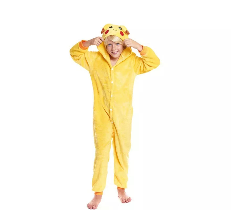 Translation missing: pt-PT.Disfraz de Pijama Chinchilla eléctrica con capucha para niño
