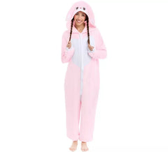 Fato de pijama Love Rabbit para adulto