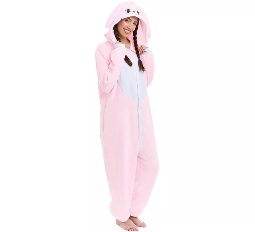 Translation missing: pt-PT.Disfraz de Pijama Conejo Amor para adulto