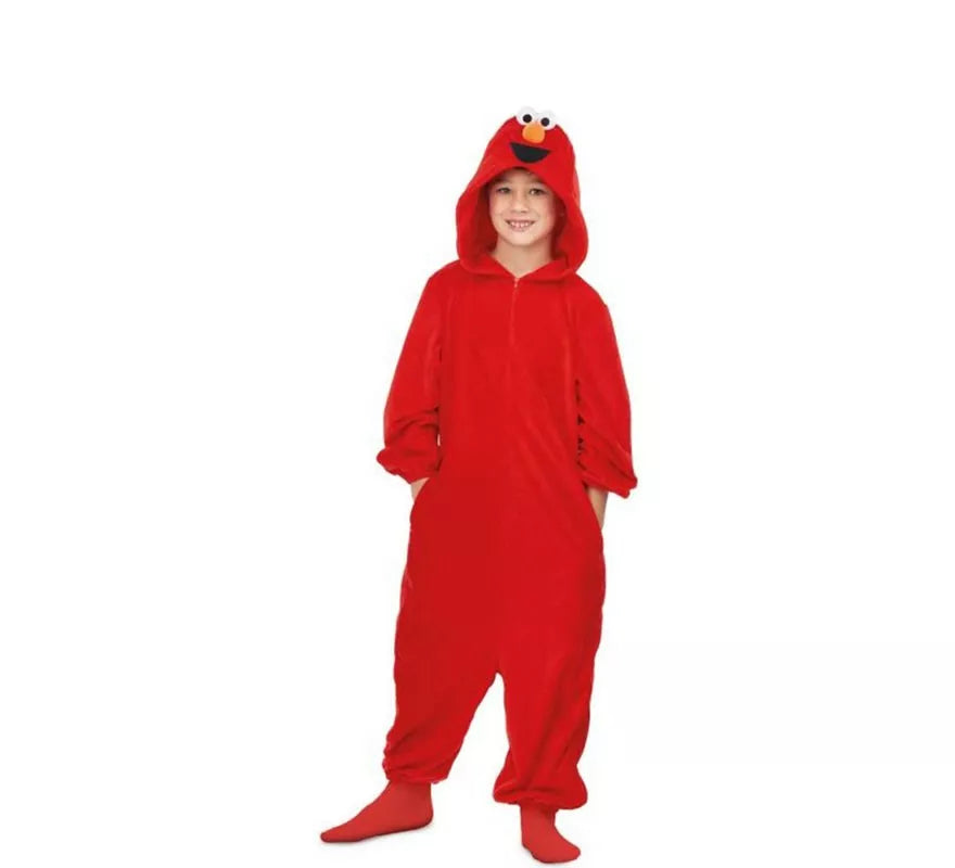 Disfraz de Pijama de Elmo de Barrio Sésamo para niños