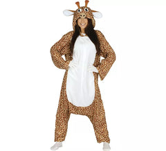 Fato de pijama girafa para adulto