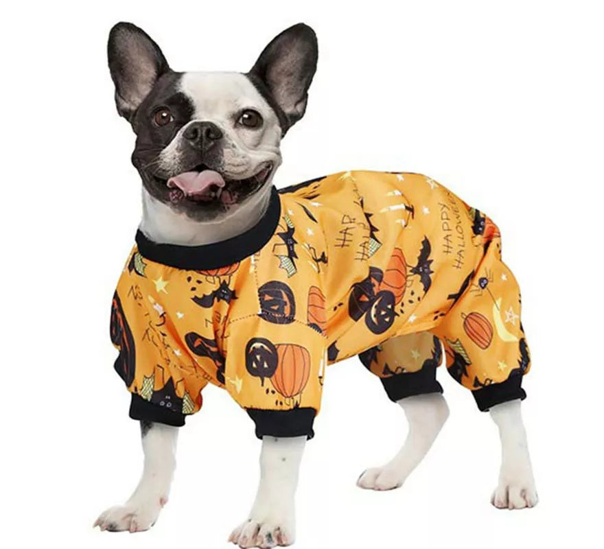 Translation missing: pt-PT.Disfraz de Pijama Happy Calabaza para perro