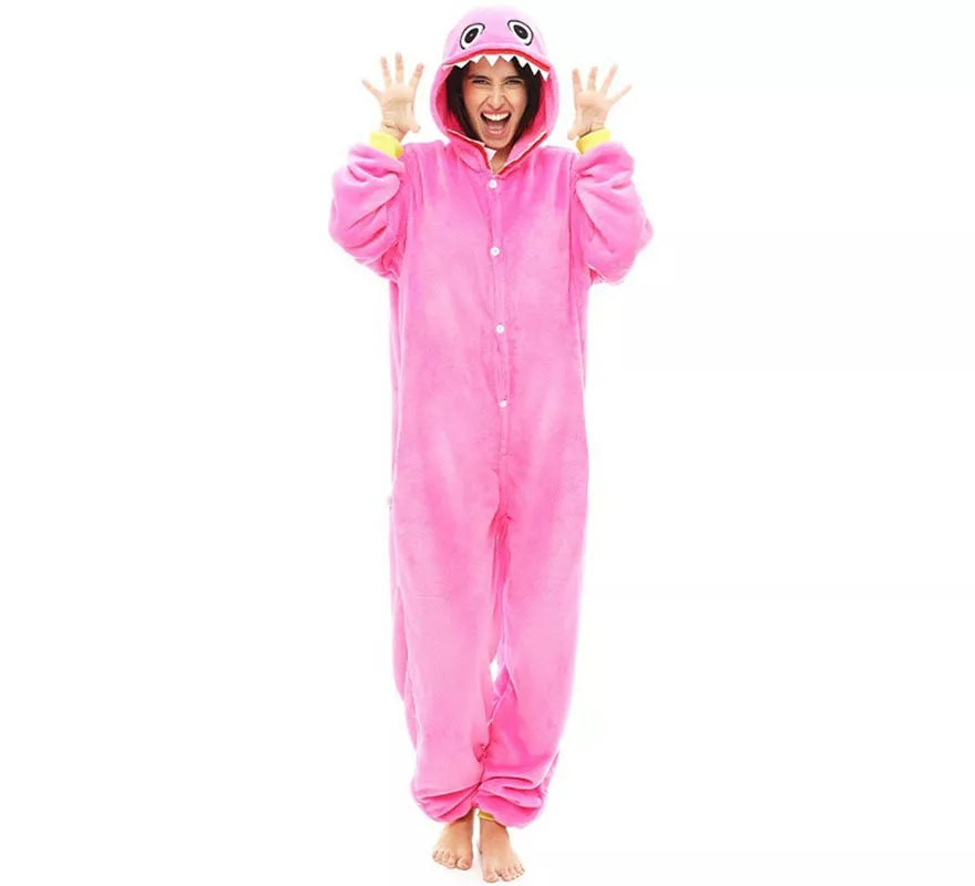 Translation missing: pt-PT.Disfraz de Pijama Monstruo rosa para adultos