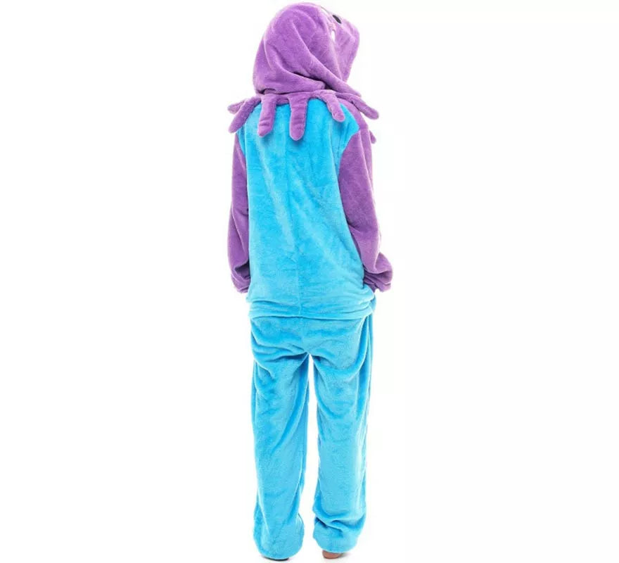 Translation missing: pt-PT.Disfraz de Pijama Pepa Pulpa azul para adultos