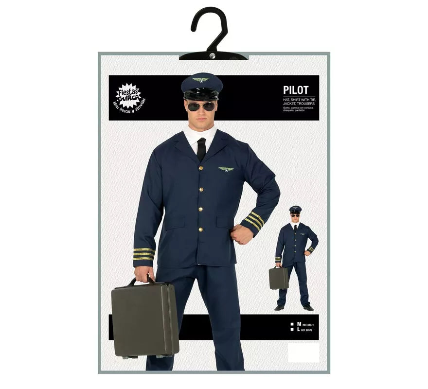 Translation missing: pt-PT.Disfraz de Piloto de Avión para hombre