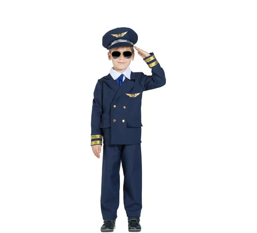 Translation missing: pt-PT.Disfraz de Piloto de Avión para niño